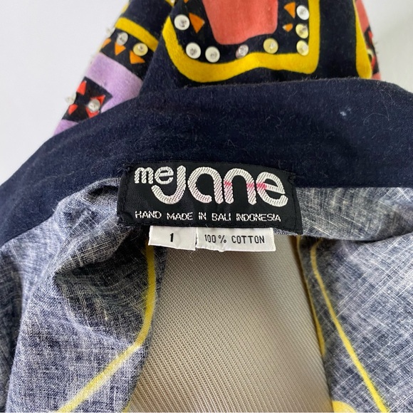 Vintage Me Jane Sequined Cotton Native American Folk Art Circle Skirt - Picture 7 of 14